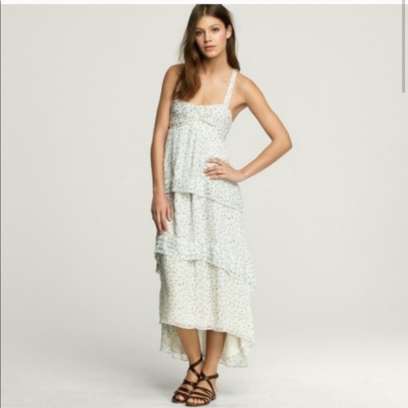 J. Crew | Dresses | Jcrew Collection Silk Tiered Dress Size 0 | Poshmark